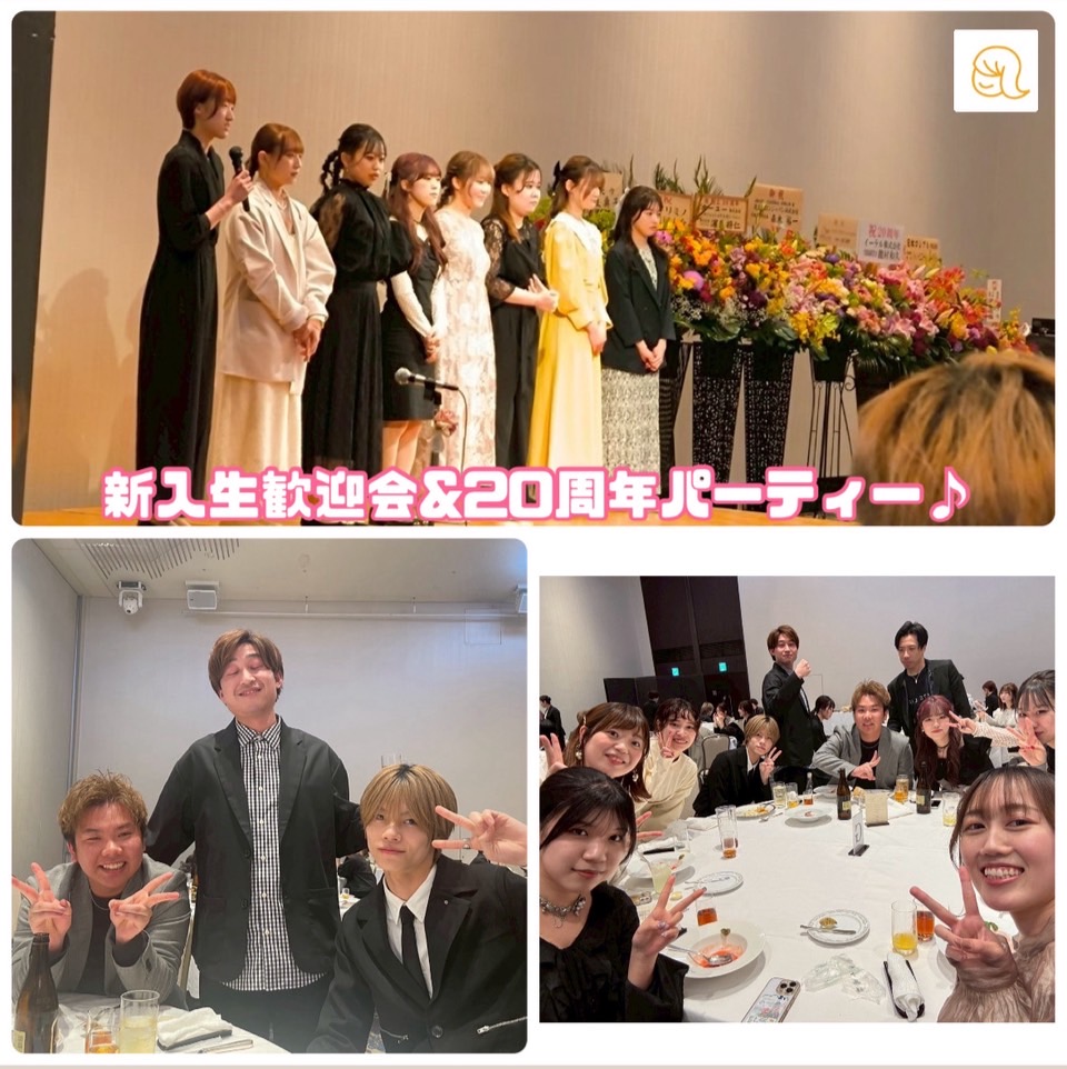 新入社員歓迎会＆20周年パーティーがありました(*^^*)♪