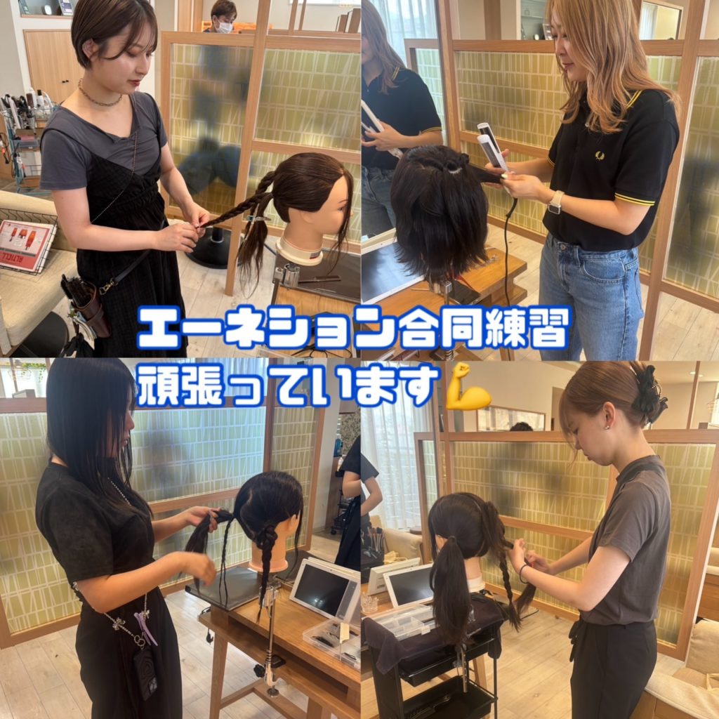 a-nationビューティーフェスに向けて練習中♪